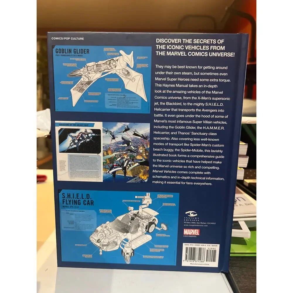 Marvel Vehicles: Owner's Workshop Manual (Haynes Manual) Hardcover